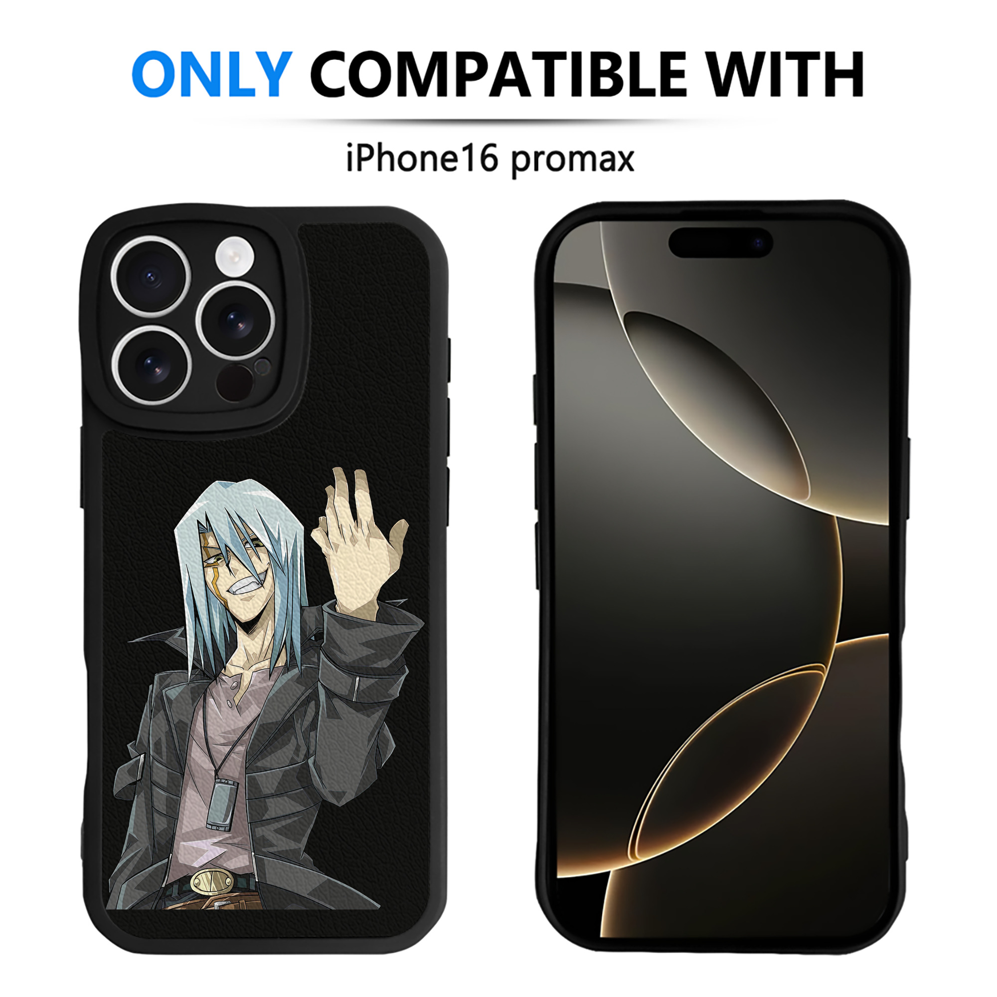 （画像用） 遊☆戯☆王 Yu-Gi-Oh! 【iPhone 16シリーズ対応】シリコンスマホケース（レザー調） 材質：シリコン